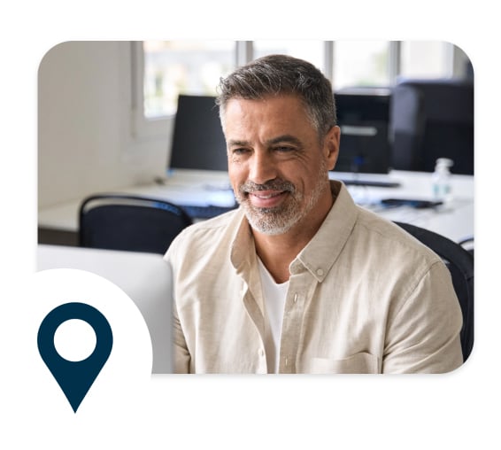 A contractor is using ConstructConnect Project Intelligence to find projects that perfectly match his trade and business.