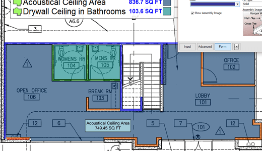 drywall planswift
